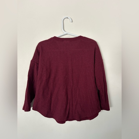 Jax & Lennon Deep Red 4/5 Button-up Cardigan - Picture 6 of 6